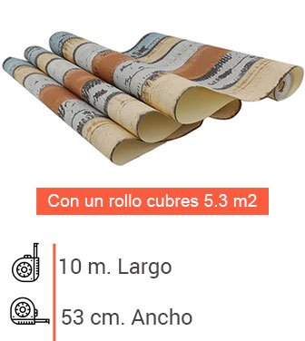 papel tapiz en rollo greenline medidas