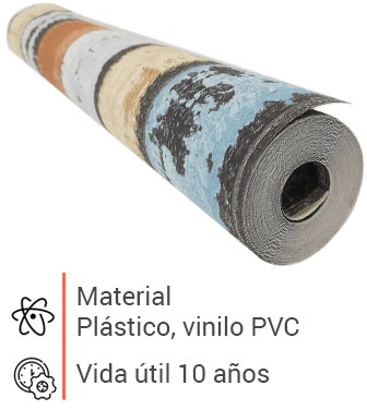 papel tapiz en rollo greenline pvc
