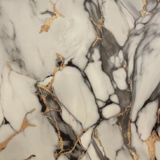 Placa rollo autoadhesiva blanco negro dorado