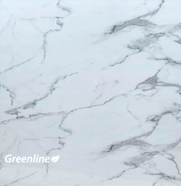 Placa PVC tipo mármol blanca